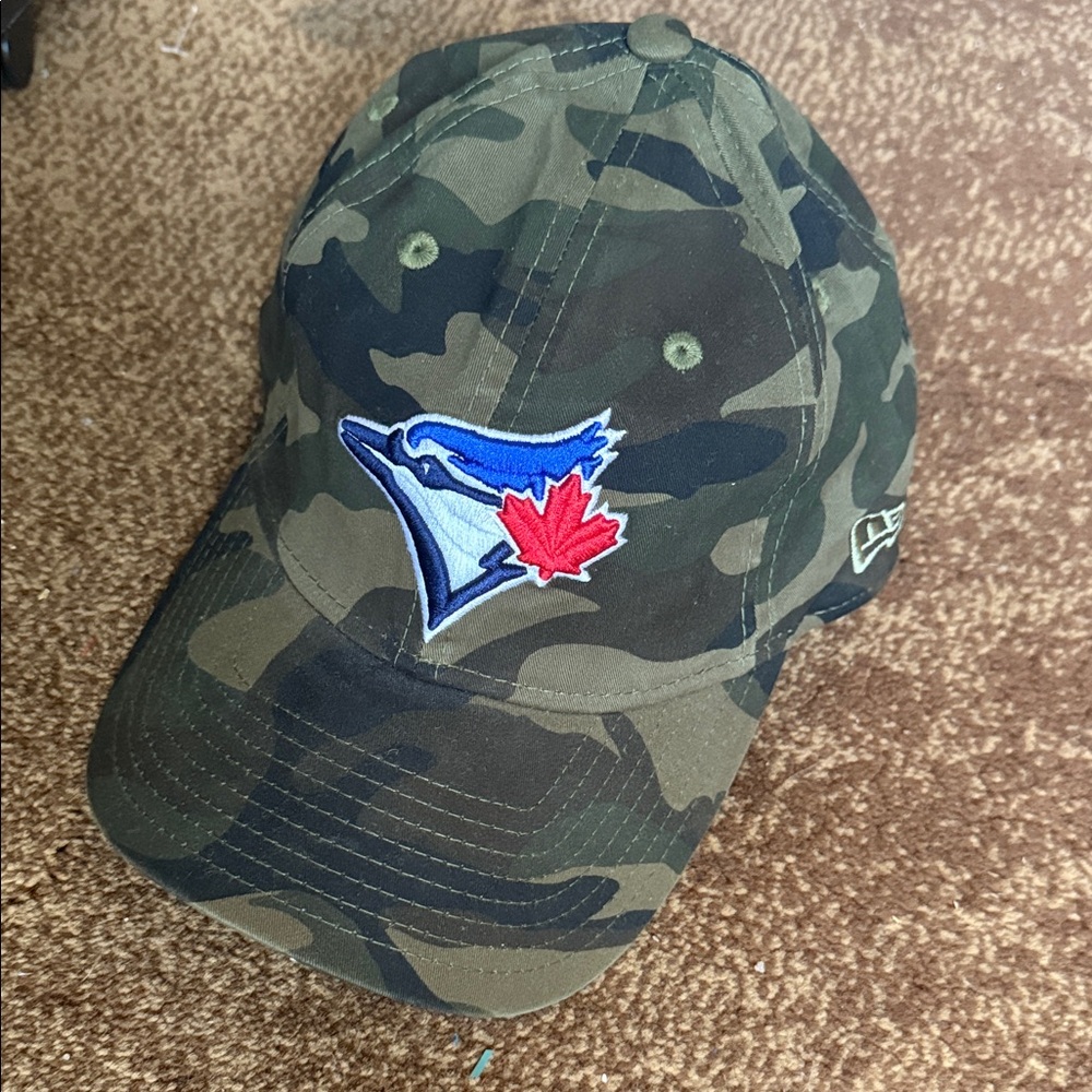 New Era Toronto Blue Jays Camouflage Hat adjustable